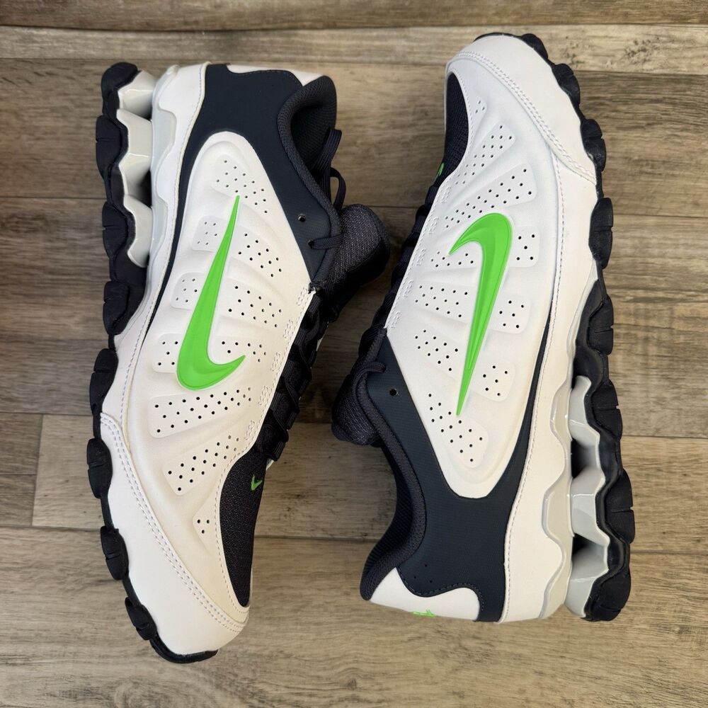 Nike Reax 8 NSW SL Mens Size 9 White Green Strike Training Shoes IR5118-102